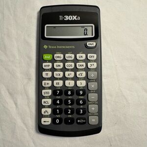 Texas Instruments TI-30Xa Scientific Calculator Solar Powered Pre Owned